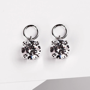 Elia S Pearl - stříbrné náušnice s perlou + 2 přívěsky ZDARMA