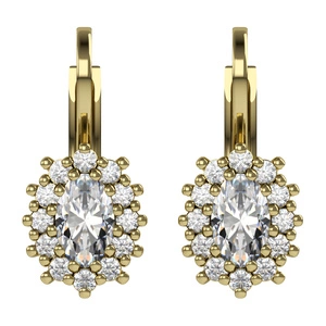 Odete GE - dámské náušnice ze žlutého zlata