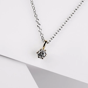 Helena GP 4 mm - přívěsek ze žlutého zlata