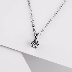 Helena WP 4 mm - přívěsek z bílého zlata