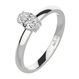 Cali S White Topaz - prsten ze stříbra s bílým topazem