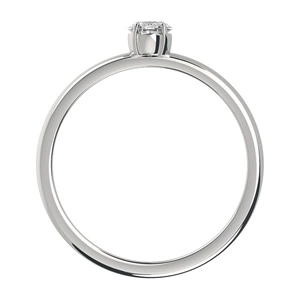 Cali S White Topaz - prsten ze stříbra s bílým topazem