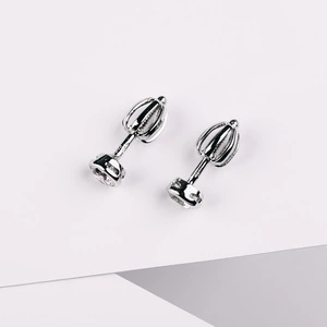 Ivana WE - dámské náušnice z bílého zlata