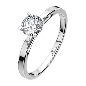 Grácie WW Safír - jemný zásnubní prsten s centrálním kamínkem