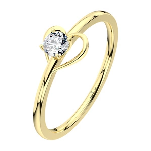 Lamia G Briliant - prsten se srdcem a briliantem