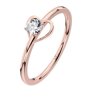 Lamia R Briliant - prsten se srdcem a briliantem