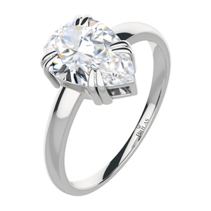 Priska S White Topaz - prsten ze stříbra s bílým topazem