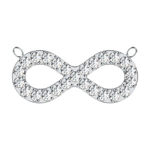 Zestia - přívěsek a řetízek z chirurgické oceli se zirkony