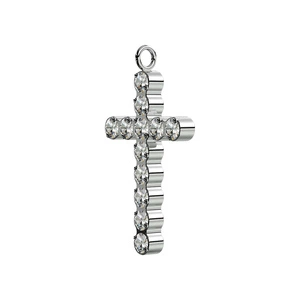 Arventa - přívěsek a řetízek z chirurgické oceli se zirkony