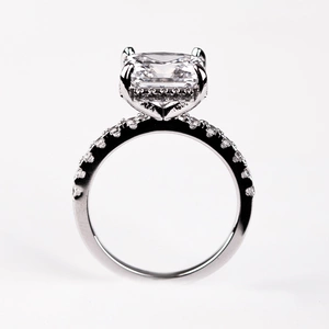 Magiarin Silver - zásnubní prsten ze stříbra s bílými zirkony