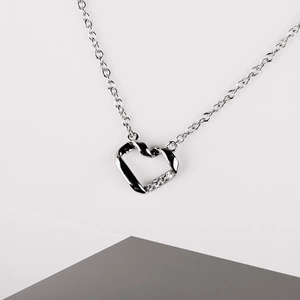 Esmer - stříbrný náhrdelník s bílými zirkony