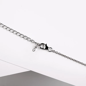 Esmer - stříbrný náhrdelník s bílými zirkony