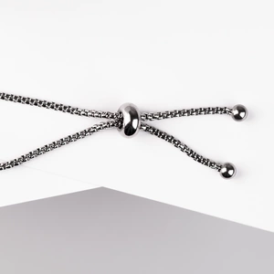 Vintara W Steel - náramek z chirurgické oceli se zirkony