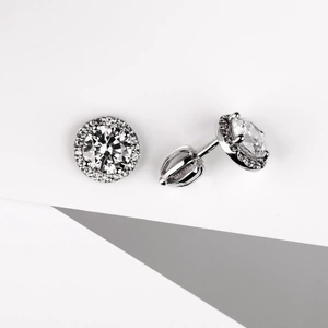 Emily WE 6 mm - dámské náušnice z bílého zlata