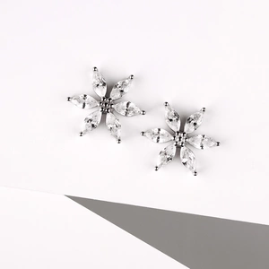 Lumira - stříbrné náušnice se zirkony