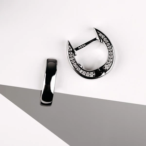 Nymira - stříbrné náušnice se zirkony