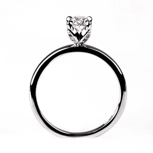 Gloro W Briliant - zásnubní prsten z bílého zlata s brilianty