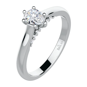 Koro W Briliant - zásnubní prsten z bílého zlata s brilianty