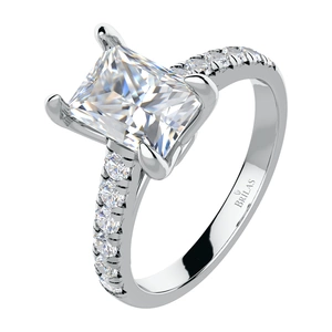 Stelo W Briliant - zásnubní prsten z bílého zlata s brilianty