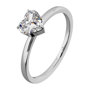 Avala W Steel - zásnubní prsten z chirurgické oceli