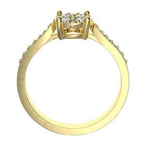 Zlata Princess Gold - zásnubní prsten ze žlutého zlata