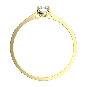 Kasia Gold  - vkusný zásnubní prsten ze žlutého zlata