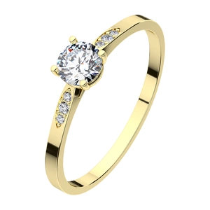 Kasia G Briliant - vkusný zásnubní prsten ze žlutého zlata