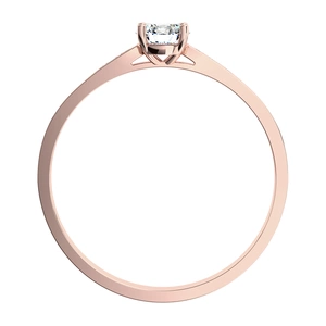 Kasia R Briliant - vkusný zásnubní prsten z růžového zlata