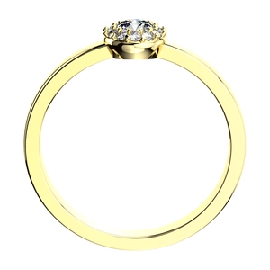 Rézinka Princess G Briliant - prsten ze žlutého zlata