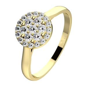 Maruška Princess Gold - zásnubní prsten ze žlutého zlata