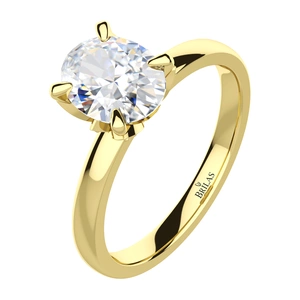Gloro G Briliant - zásnubní prsten ze žlutého zlata s brilianty