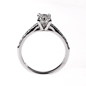 Stelo W Briliant - zásnubní prsten z bílého zlata s brilianty