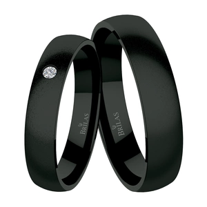 Runa Black Titan - snubní prsteny z titanu