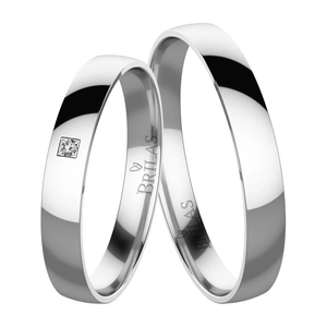 Drahoslava White - snubní prsteny z bílého zlata
