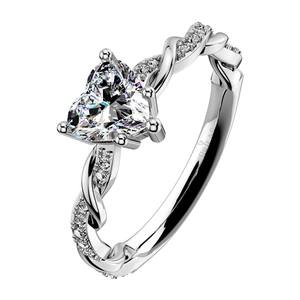 Danka Silver - zásnubní prsten ze stříbra