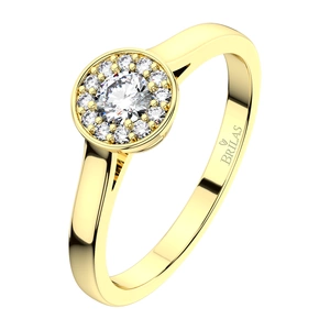 Zlatovláska Princess Gold - zásnubní prsten ze žlutého zlata