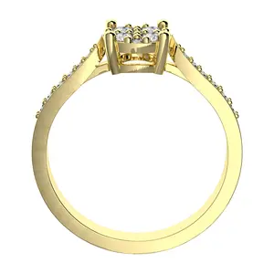 Zlata Princess G Briliant - zásnubní prsten ze žlutého zlata