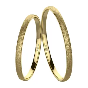 Raw Lumi Gold - snubní prsteny ze žlutého zlata