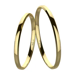 Sharp Lumi Gold - snubní prsteny ze žlutého zlata
