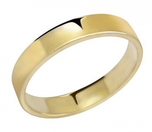 Pilar Gold - jednoduché snubní prstýnky ze žlutého zlata