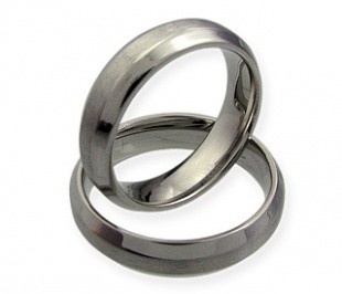 Sharon - ocelové snubní prsteny
