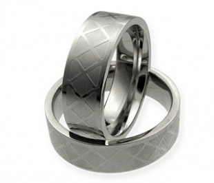 Tristan ring -ocelové snubní prsteny