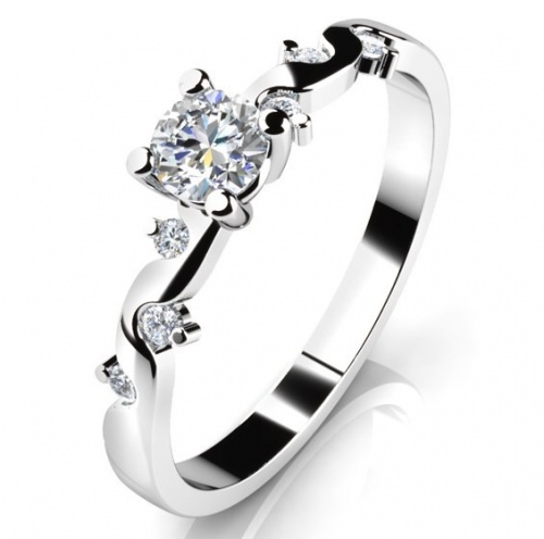 Zeus White  - prsten ve špičkovém designu