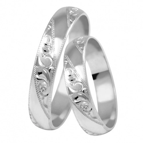 Ines White - snubáky zdobené ručním rytím