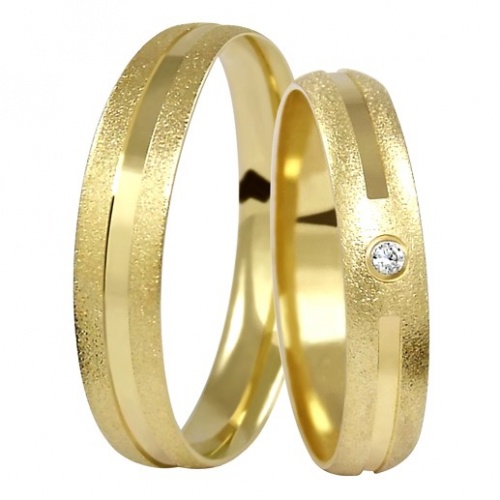 Lia Gold - svatební prsteny ze žlutého zlata