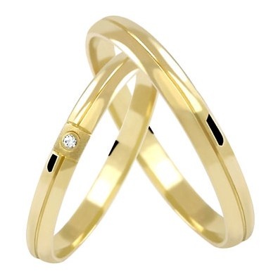 Honora Gold - jemné snubní prstýnky ze žlutého zlata