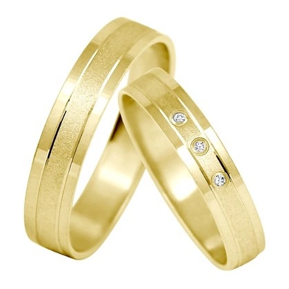 Mirela Gold - snubáčky ve žlutém zlatě