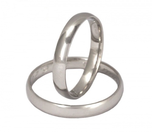 Sinus 3 white-moderní snubní prsteny