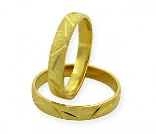Flair - zlaté snubní prstýnky