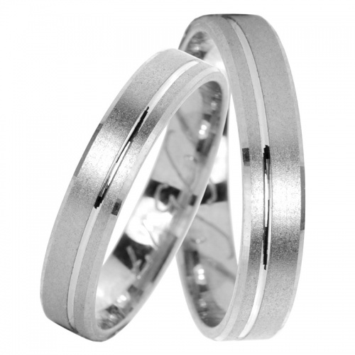 Farfarel White - pěkné snubní prsteny z bílého zlata
